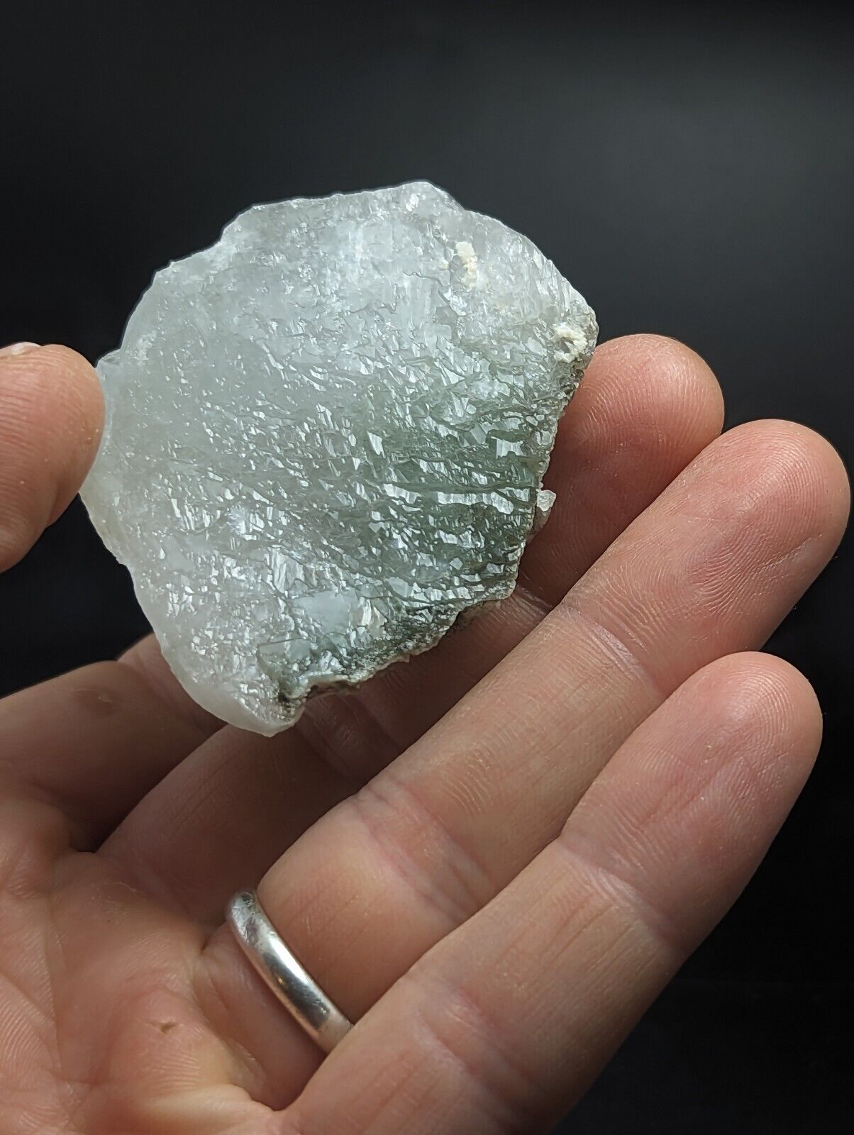 Green Chlorite Quartz Crystal Point North of Willis Mine Paron Arkansas Rare - Collectibles:Rocks Fossils &