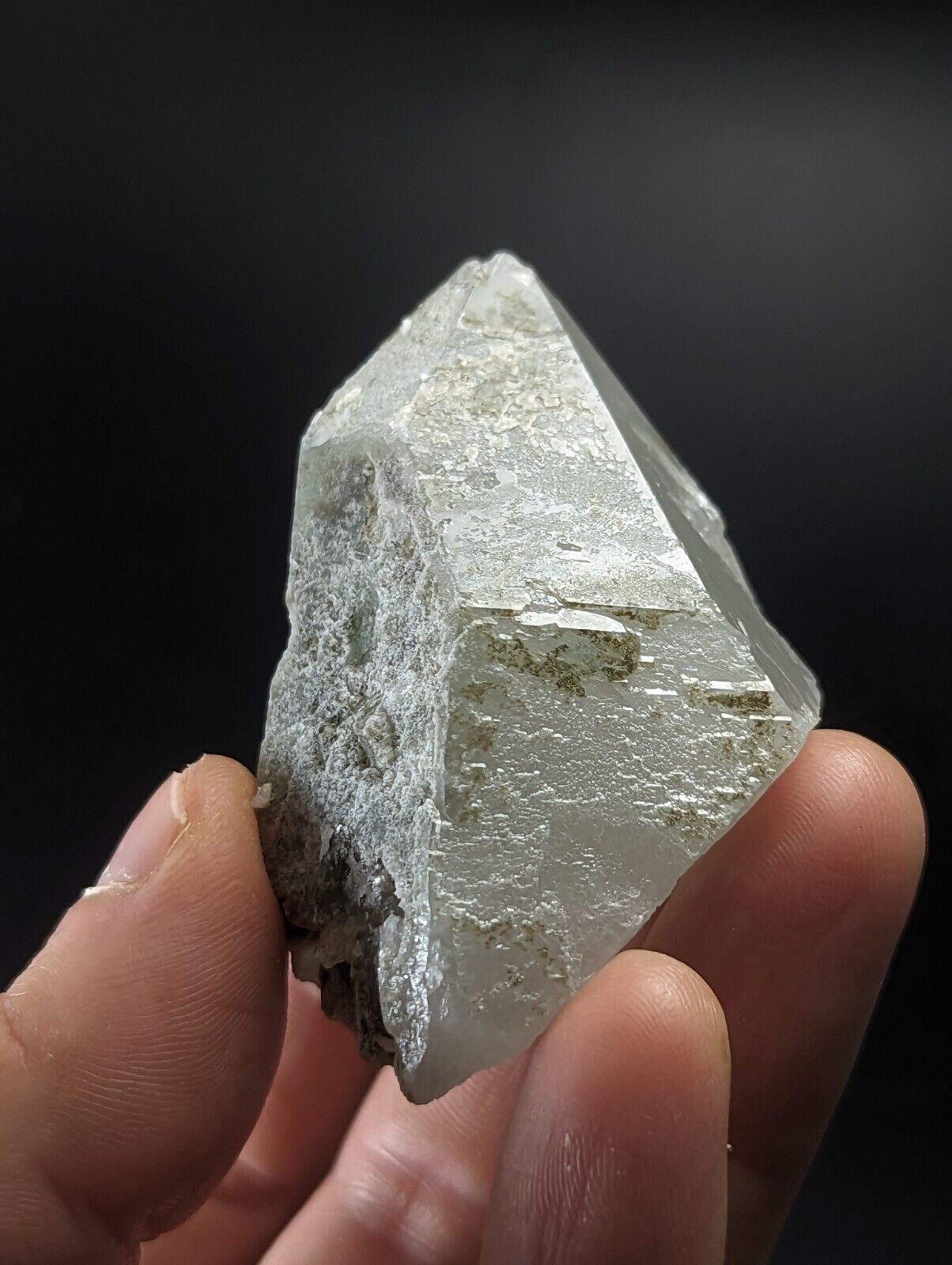 Green Chlorite Quartz Crystal Point North of Willis Mine Paron Arkansas Rare - Collectibles:Rocks Fossils &