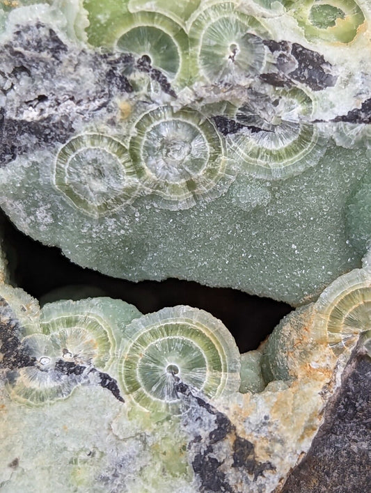Green Wavellite - Fantastic 1990s Old Stock - Mauldin Mountain Arkansas - Collectibles:Rocks Fossils &