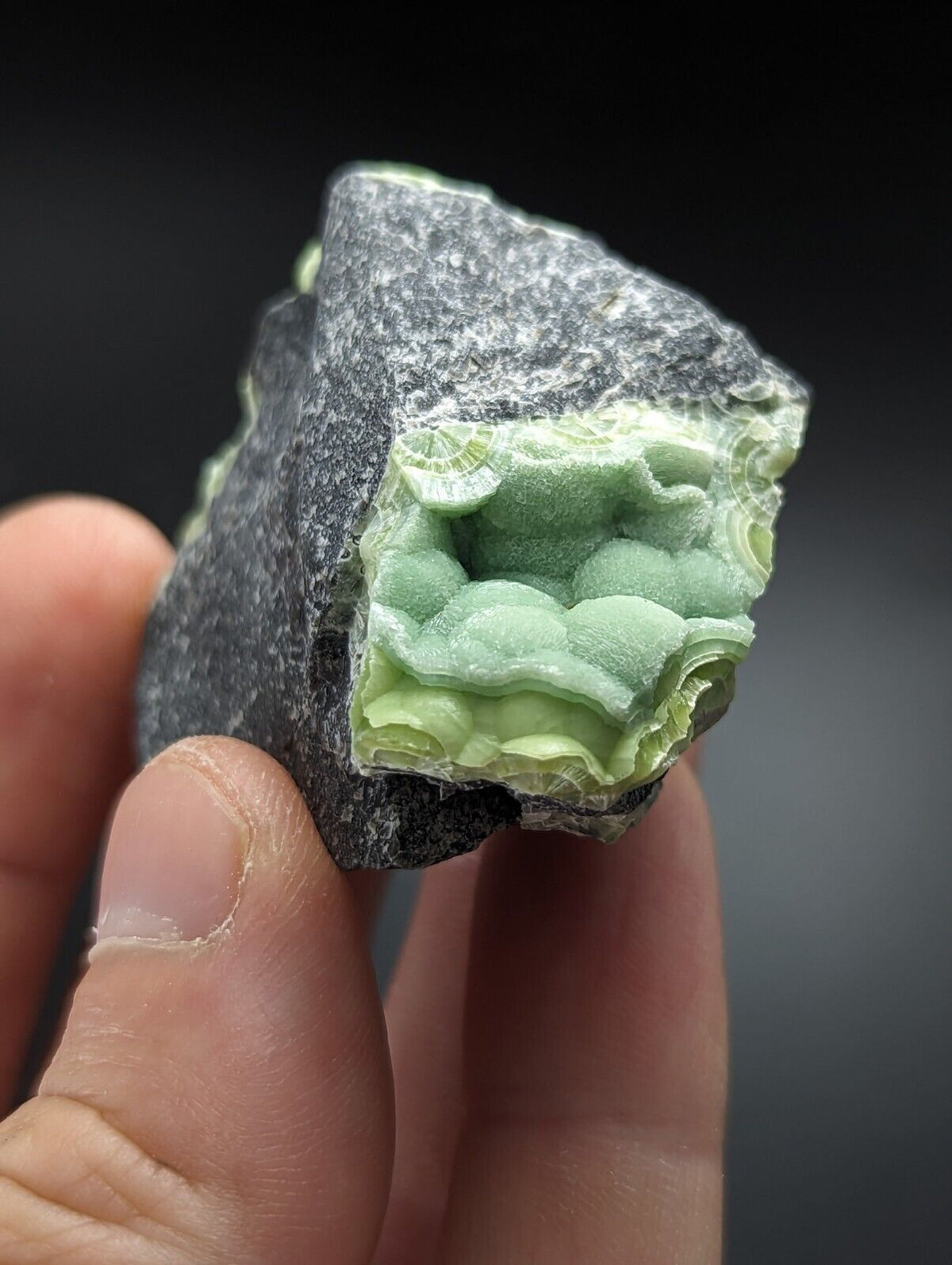 Green Wavellite - Fantastic Old Stock - Mauldin Mountain Arkansas Vibrant - Collectibles:Rocks Fossils &