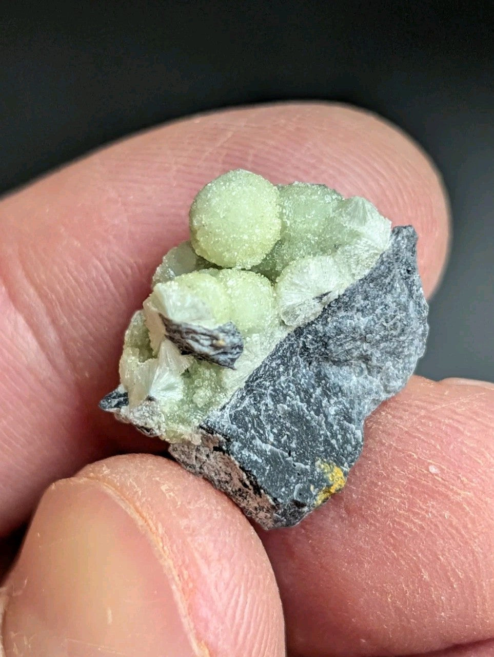 Green Wavellite -Old Stock - Mauldin Mountain Arkansas - Collectibles:Rocks Fossils & Minerals:Crystals Mineral