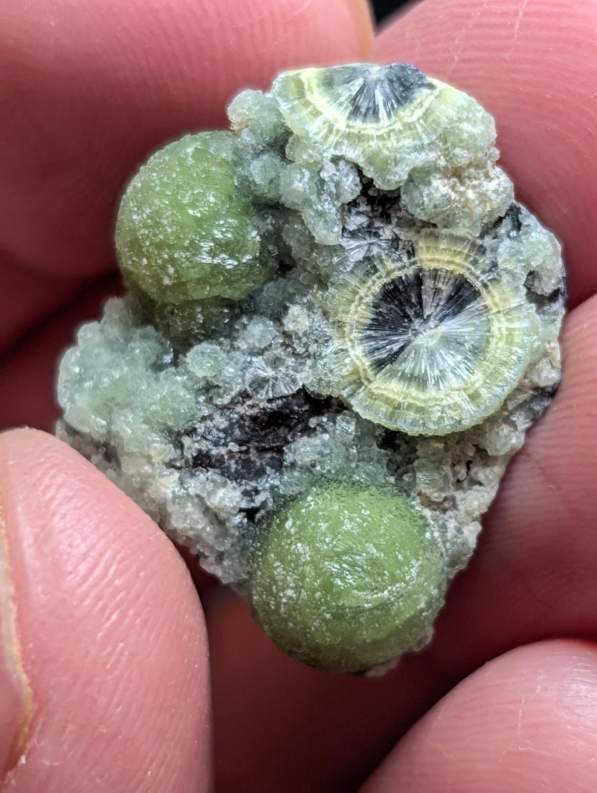 Green Wavellite -Old Stock - Mauldin Mountain Arkansas Natural Mineral - Collectibles:Rocks Fossils & Minerals:Crystals
