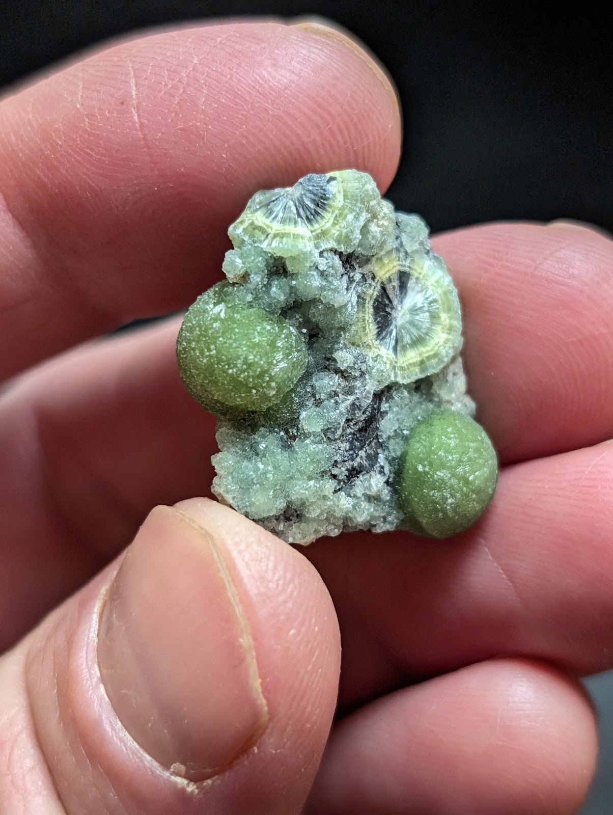 Green Wavellite -Old Stock - Mauldin Mountain Arkansas Natural Mineral - Collectibles:Rocks Fossils & Minerals:Crystals
