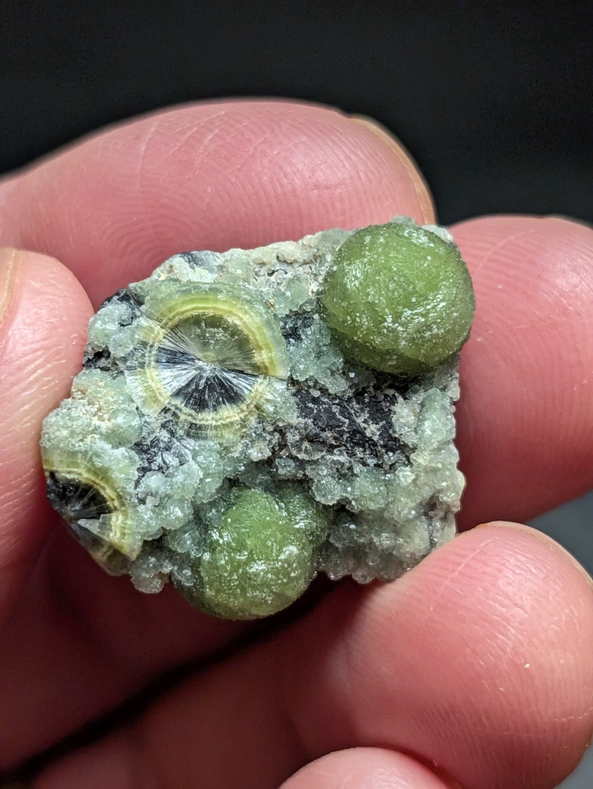 Green Wavellite -Old Stock - Mauldin Mountain Arkansas Natural Mineral - Collectibles:Rocks Fossils & Minerals:Crystals