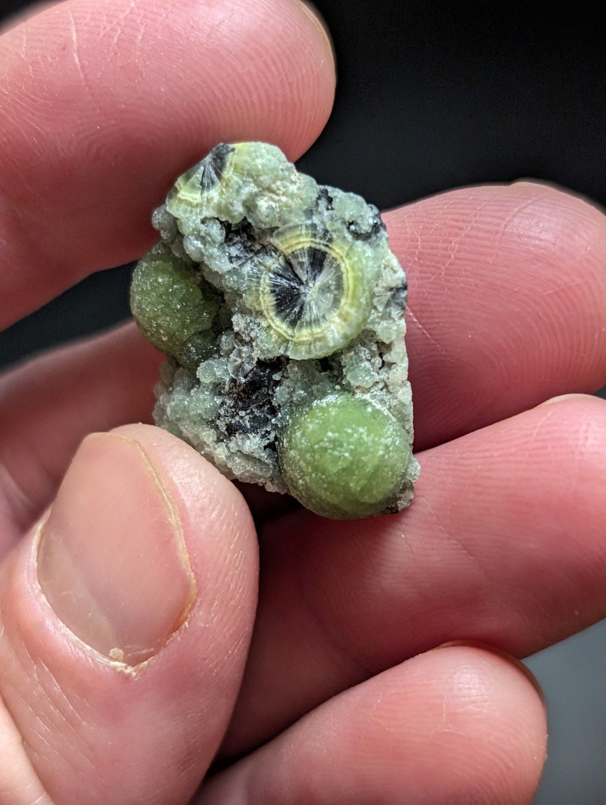 Green Wavellite -Old Stock - Mauldin Mountain Arkansas Natural Mineral - Collectibles:Rocks Fossils & Minerals:Crystals