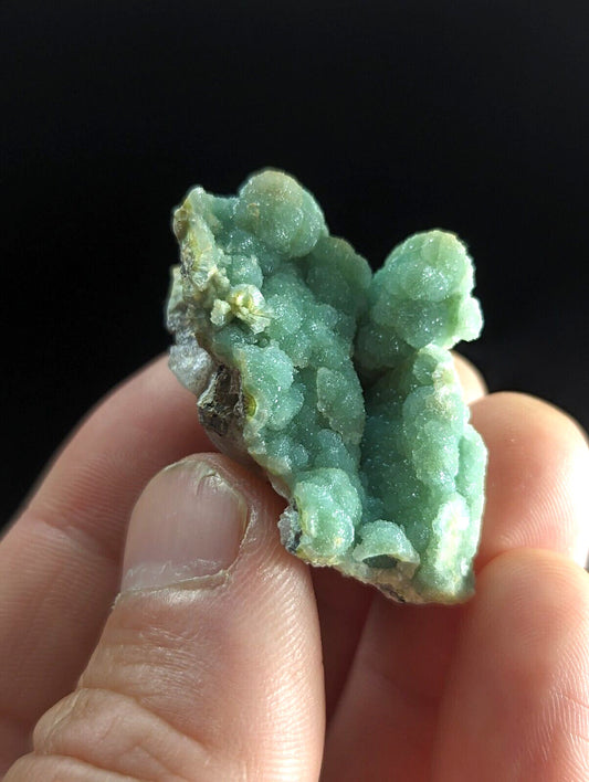 Green Wavellite on Quartz - Old Stock - Mauldin Mountain Arkansas ooak - Collectibles:Rocks Fossils & Minerals:Crystals