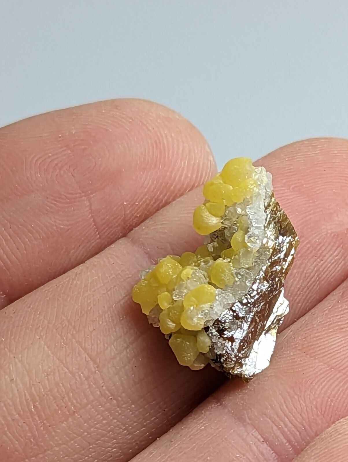 Greenockite Included Smithsonite on Sphalerite + Rush Creek Marion co Arkansas - Collectibles:Rocks Fossils &