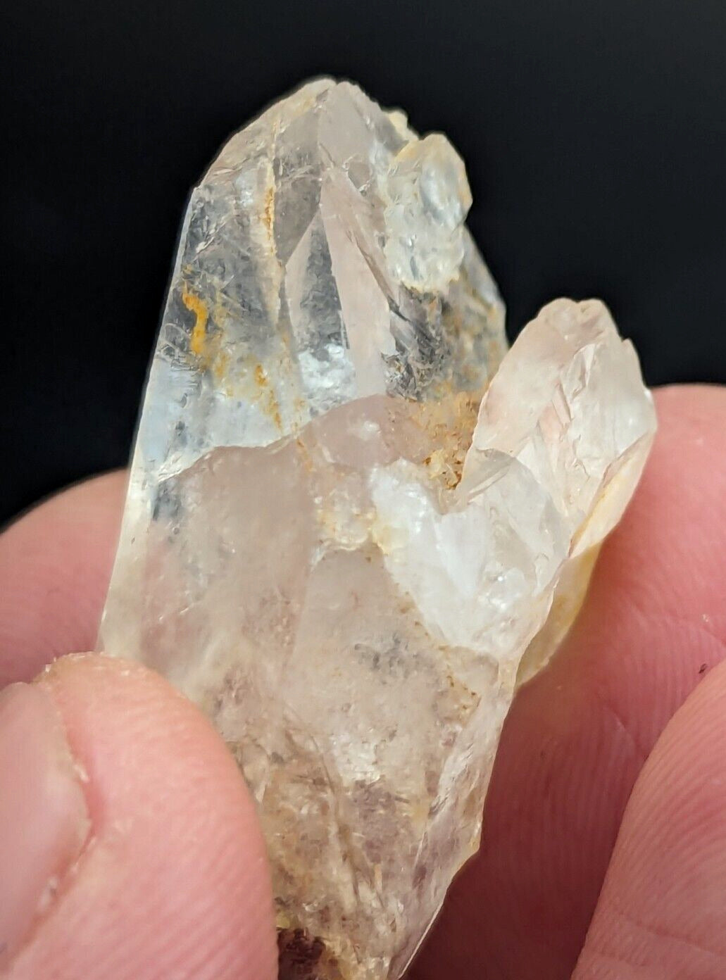 Growth Interference Quartz Crystal - Montgomery County Arkansas ooak Unique - Collectibles:Rocks Fossils &