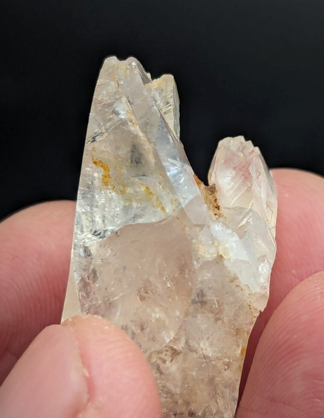 Growth Interference Quartz Crystal - Montgomery County Arkansas ooak Unique - Collectibles:Rocks Fossils &
