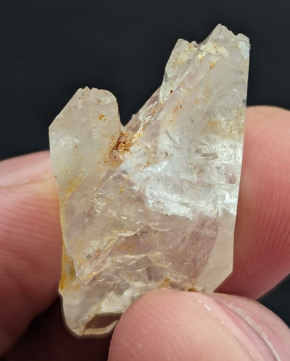 Growth Interference Quartz Crystal - Montgomery County Arkansas ooak Unique - Collectibles:Rocks Fossils &