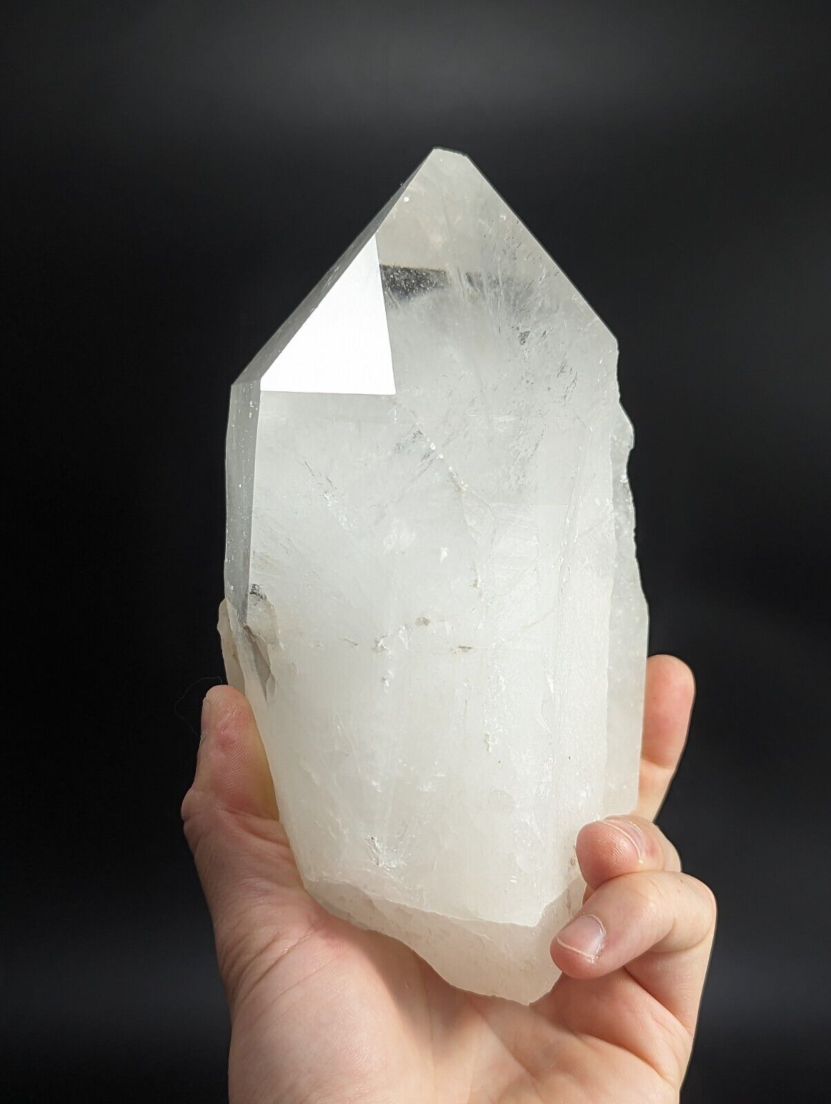 Huge Quartz Crystal Point Amazing Old Stock Garland County Arkansas 6 + lbs! - Collectibles:Rocks Fossils &