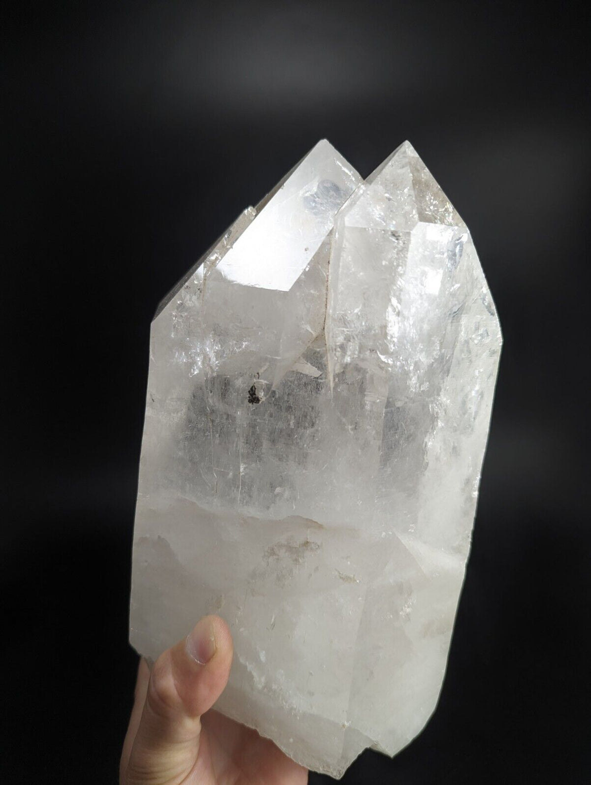Huge Quartz Crystal Point Amazing Old Stock Garland County Arkansas 11 + lbs! - Collectibles:Rocks Fossils &
