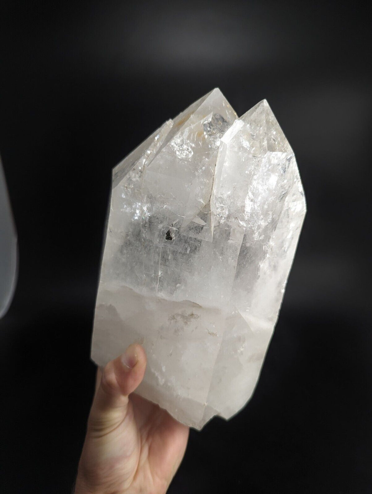 Huge Quartz Crystal Point Amazing Old Stock Garland County Arkansas 11 + lbs! - Collectibles:Rocks Fossils &