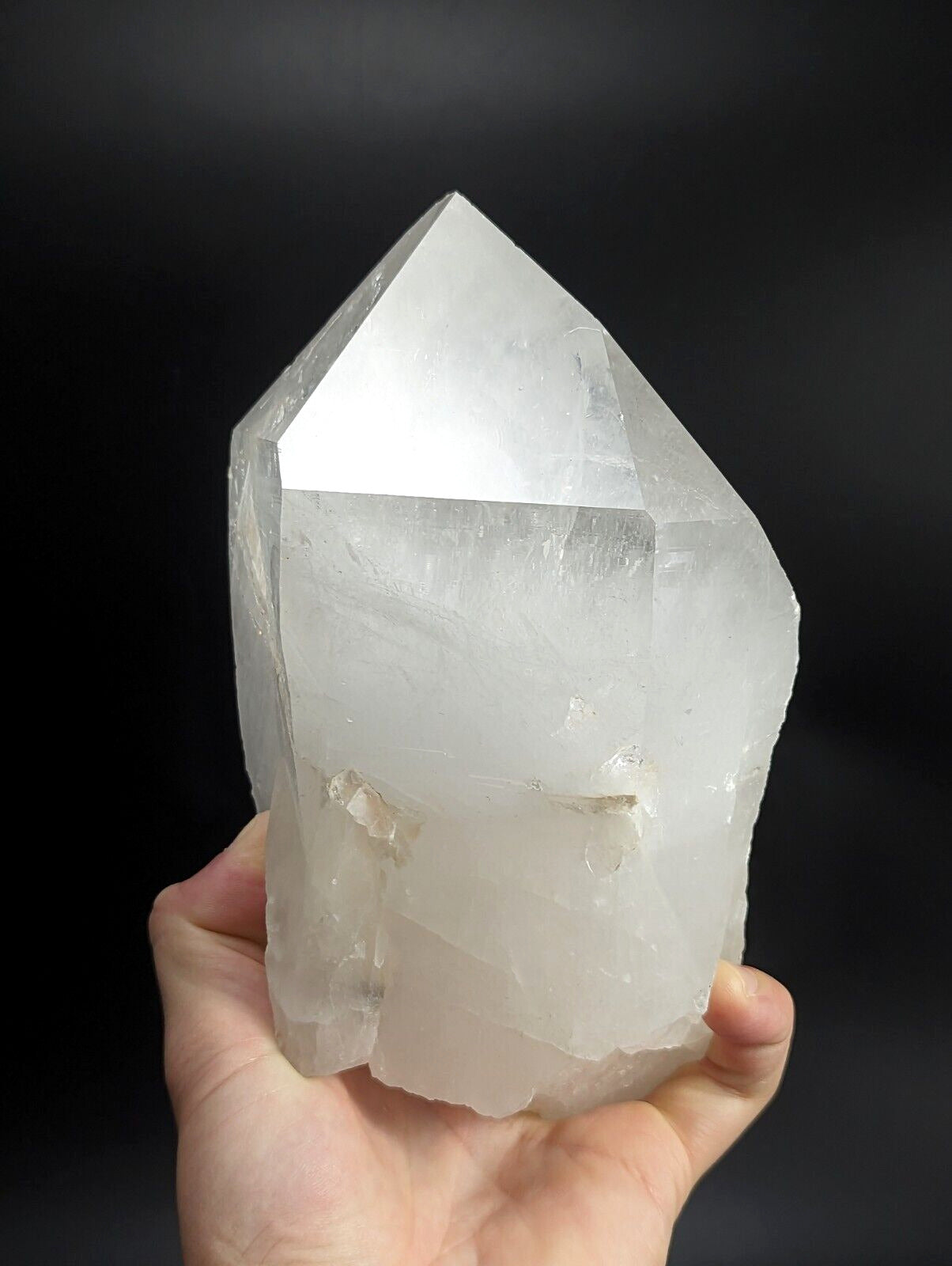 Huge Quartz Crystal Point Amazing Old Stock Garland County Arkansas 6 + lbs! - Collectibles:Rocks Fossils &