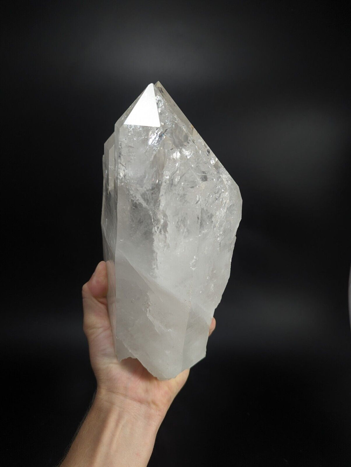 Huge Quartz Crystal Point Amazing Old Stock Garland County Arkansas 11 + lbs! - Collectibles:Rocks Fossils &