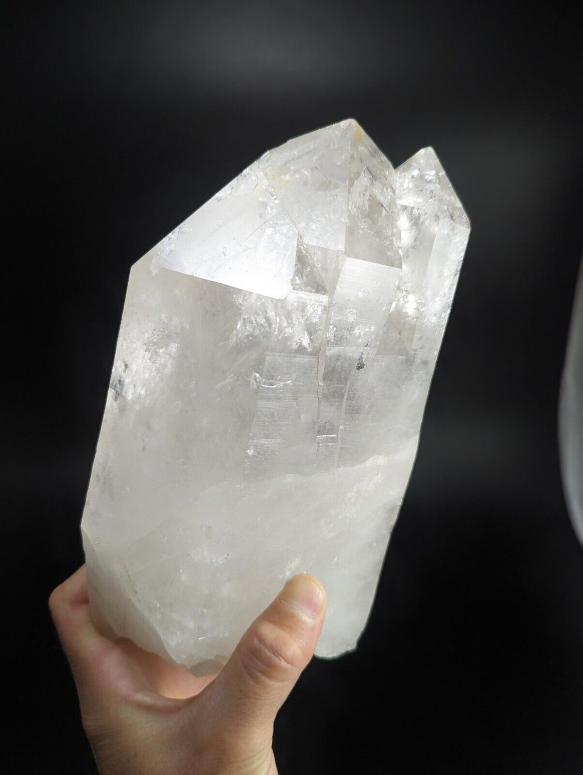 Huge Quartz Crystal Point Amazing Old Stock Garland County Arkansas 11 + lbs! - Collectibles:Rocks Fossils &