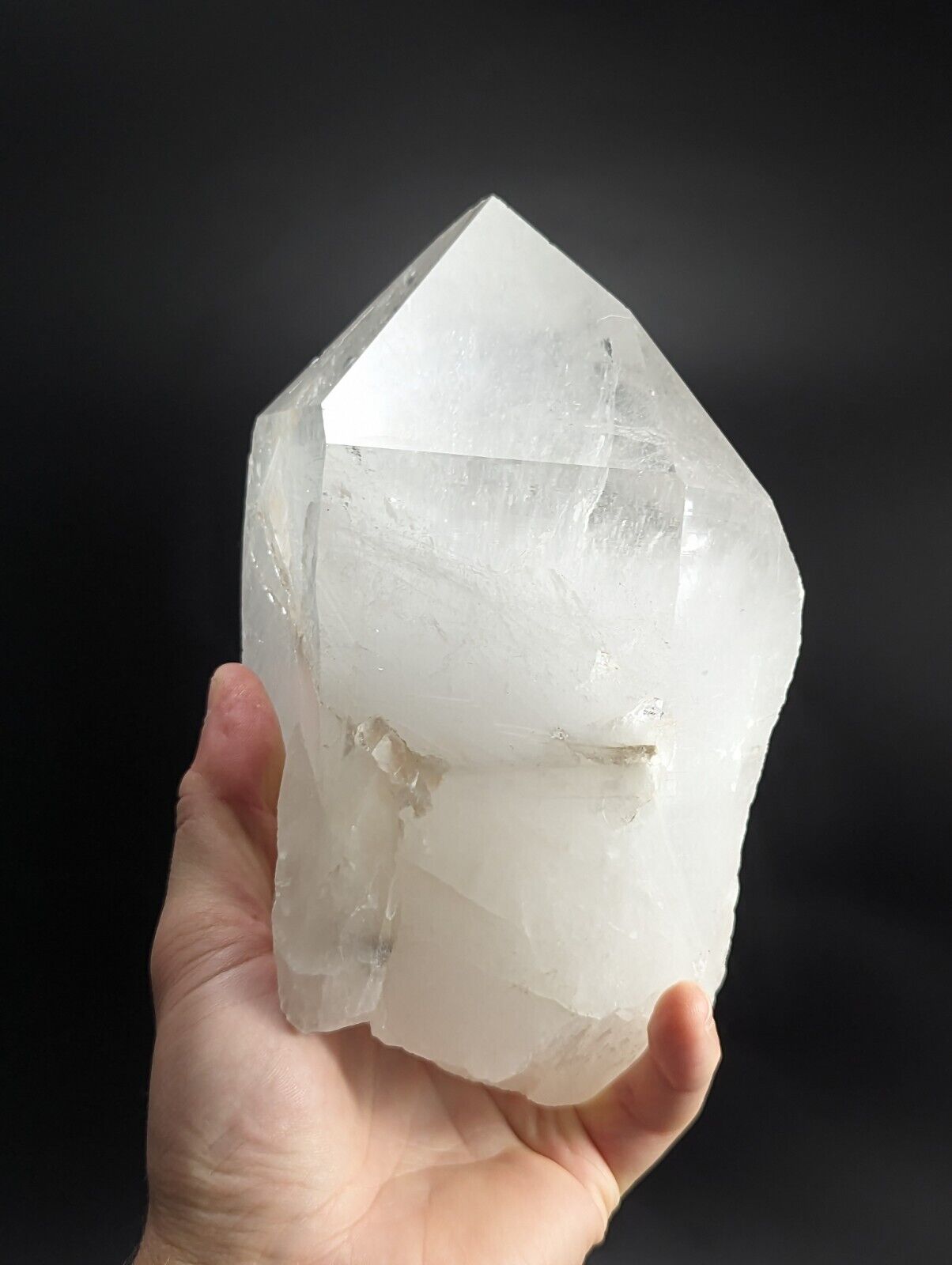 Huge Quartz Crystal Point Amazing Old Stock Garland County Arkansas 6 + lbs! - Collectibles:Rocks Fossils &