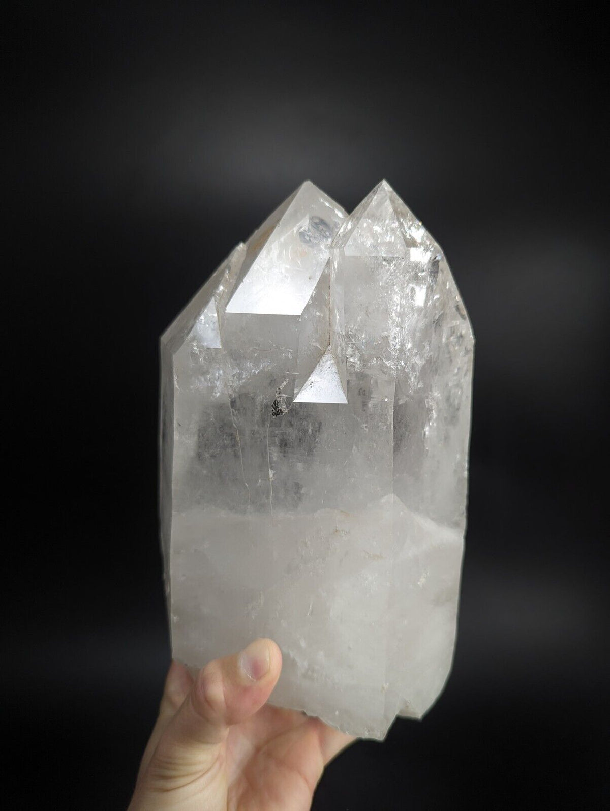 Huge Quartz Crystal Point Amazing Old Stock Garland County Arkansas 11 + lbs! - Collectibles:Rocks Fossils &