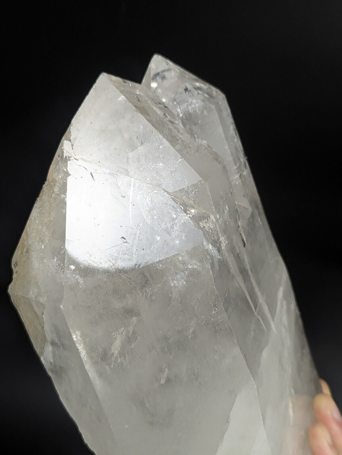 Huge Quartz Crystal Point Amazing Old Stock Garland County Arkansas 11 + lbs! - Collectibles:Rocks Fossils &