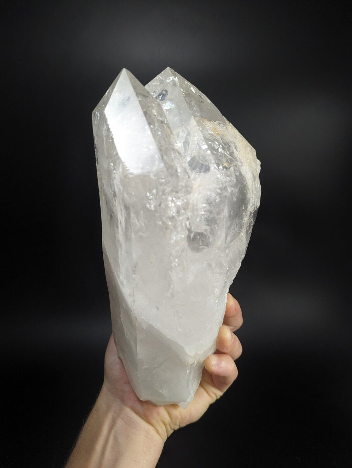 Huge Quartz Crystal Point Amazing Old Stock Garland County Arkansas 11 + lbs! - Collectibles:Rocks Fossils &