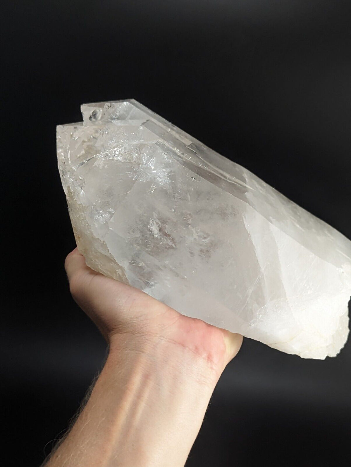 Huge Quartz Crystal Point Amazing Old Stock Garland County Arkansas 11 + lbs! - Collectibles:Rocks Fossils &