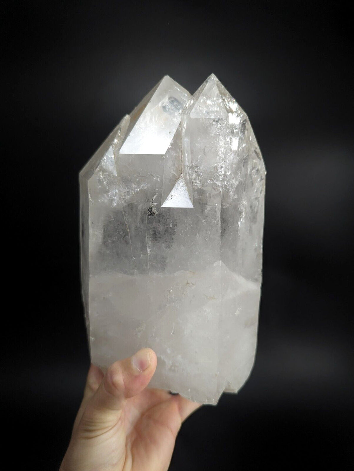 Huge Quartz Crystal Point Amazing Old Stock Garland County Arkansas 11 + lbs! - Collectibles:Rocks Fossils &
