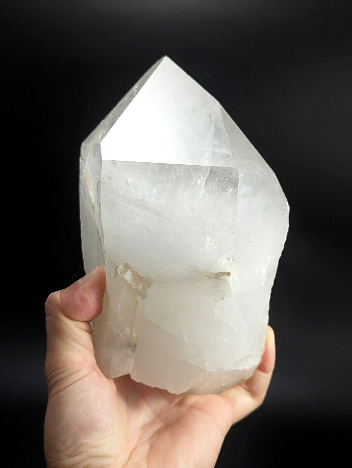 Huge Quartz Crystal Point Amazing Old Stock Garland County Arkansas 6 + lbs! - Collectibles:Rocks Fossils &