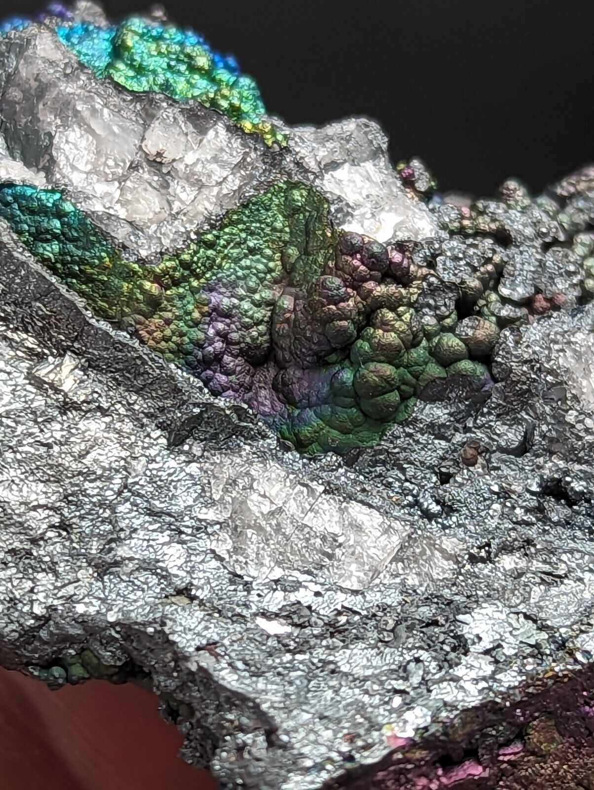 Iridescent Hematite Turgite Goethite Specimen Graves Mountain GA Old Collection - Collectibles:Rocks Fossils &