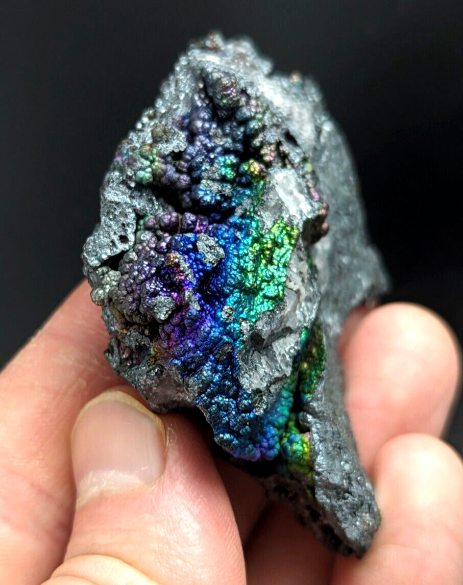Iridescent Hematite Turgite Goethite Specimen Graves Mountain GA Old Collection - Collectibles:Rocks Fossils &