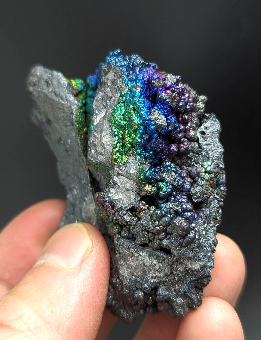 Iridescent Hematite Turgite Goethite Specimen Graves Mountain GA Old Collection - Collectibles:Rocks Fossils &