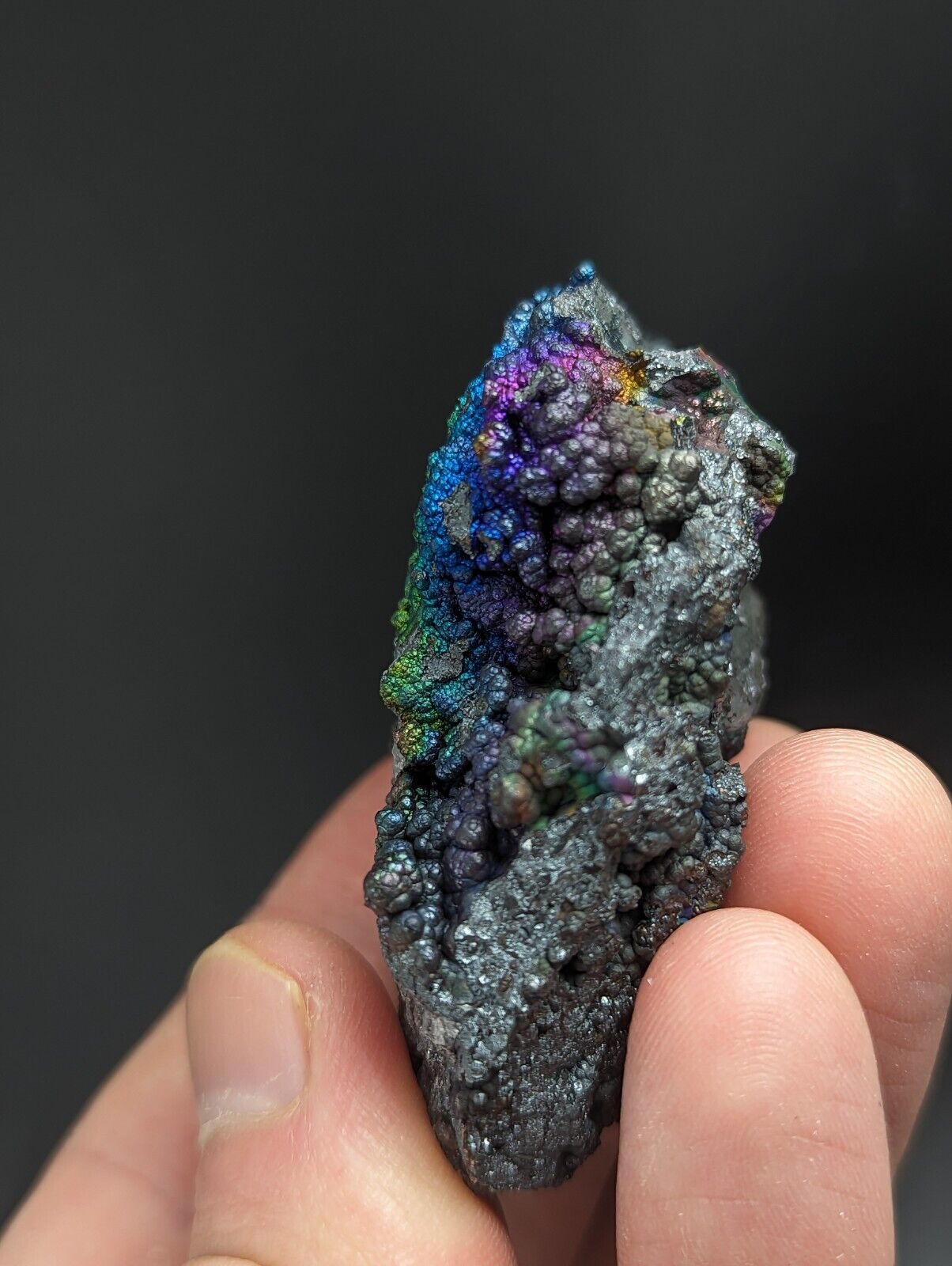 Iridescent Hematite Turgite Goethite Specimen Graves Mountain GA Old Collection - Collectibles:Rocks Fossils &