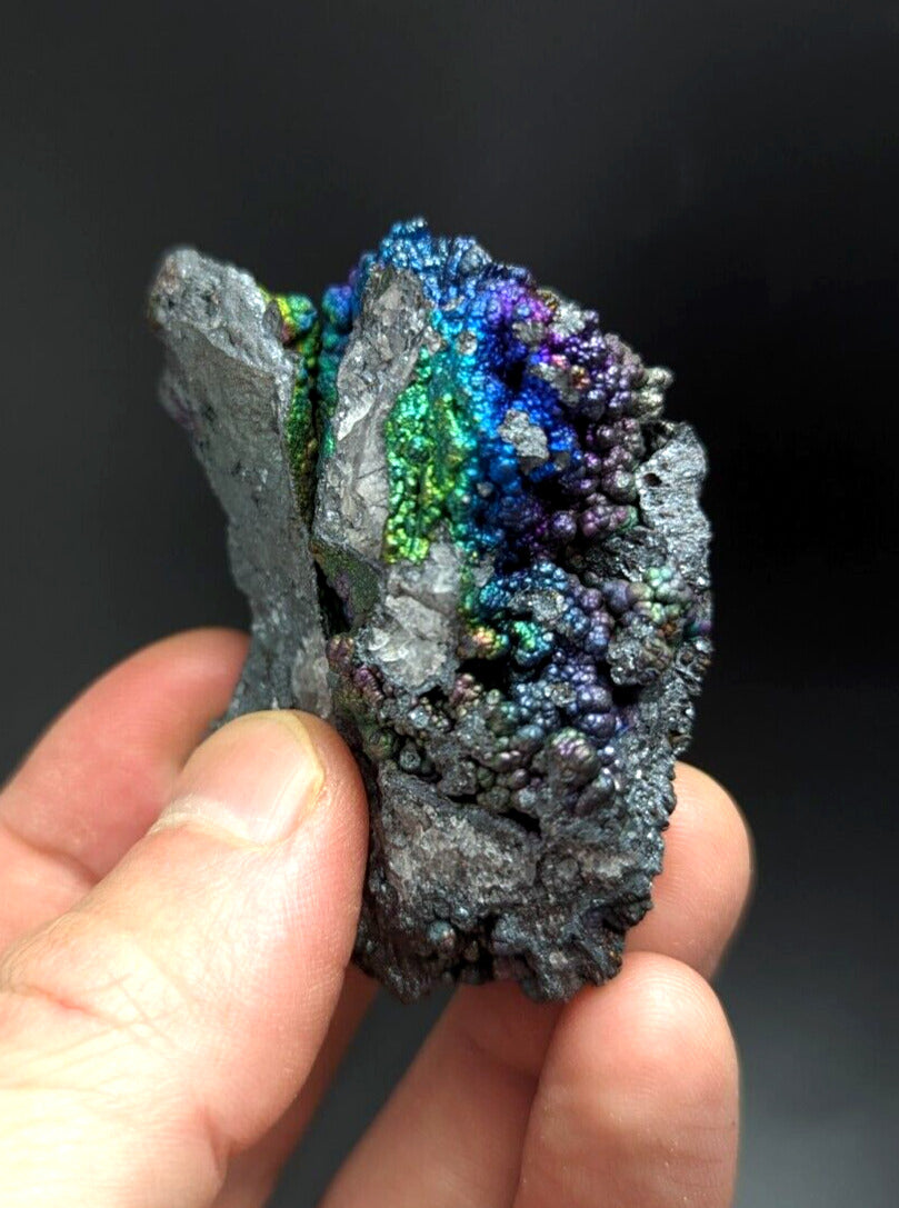 Iridescent Hematite Turgite Goethite Specimen Graves Mountain GA Old Collection - Collectibles:Rocks Fossils &