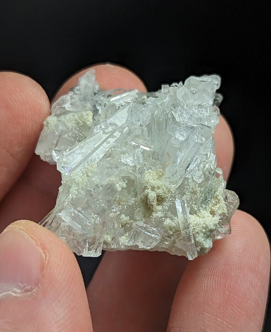 Jeffrey Quarry Quartz Crystal + Cookeite Ultra Rare Arkansas Old Stock - Collectibles:Rocks Fossils & Minerals:Crystals