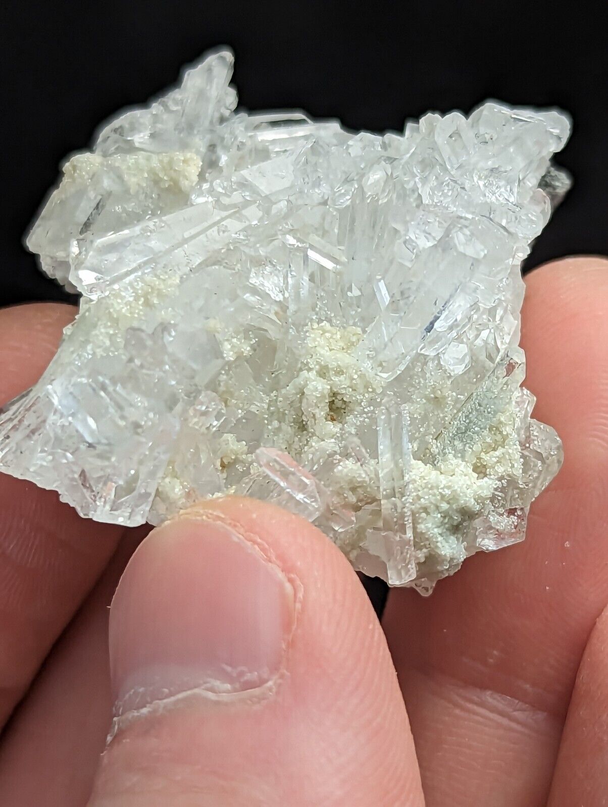 Jeffrey Quarry Quartz Crystal + Cookeite Ultra Rare Arkansas Old Stock - Collectibles:Rocks Fossils & Minerals:Crystals