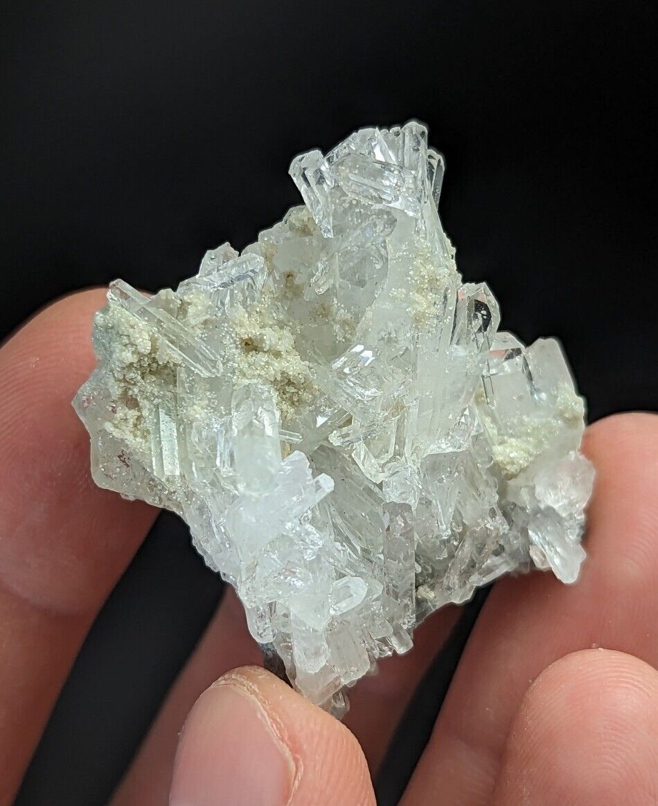 Jeffrey Quarry Quartz Crystal + Cookeite Ultra Rare Arkansas Old Stock - Collectibles:Rocks Fossils & Minerals:Crystals