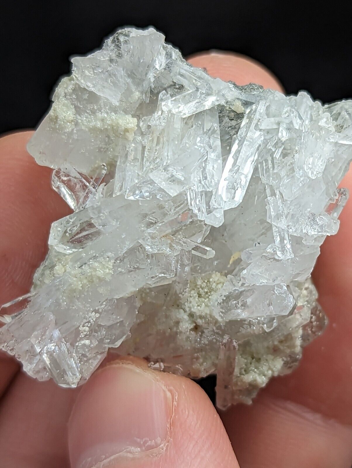 Jeffrey Quarry Quartz Crystal + Cookeite Ultra Rare Arkansas Old Stock - Collectibles:Rocks Fossils & Minerals:Crystals