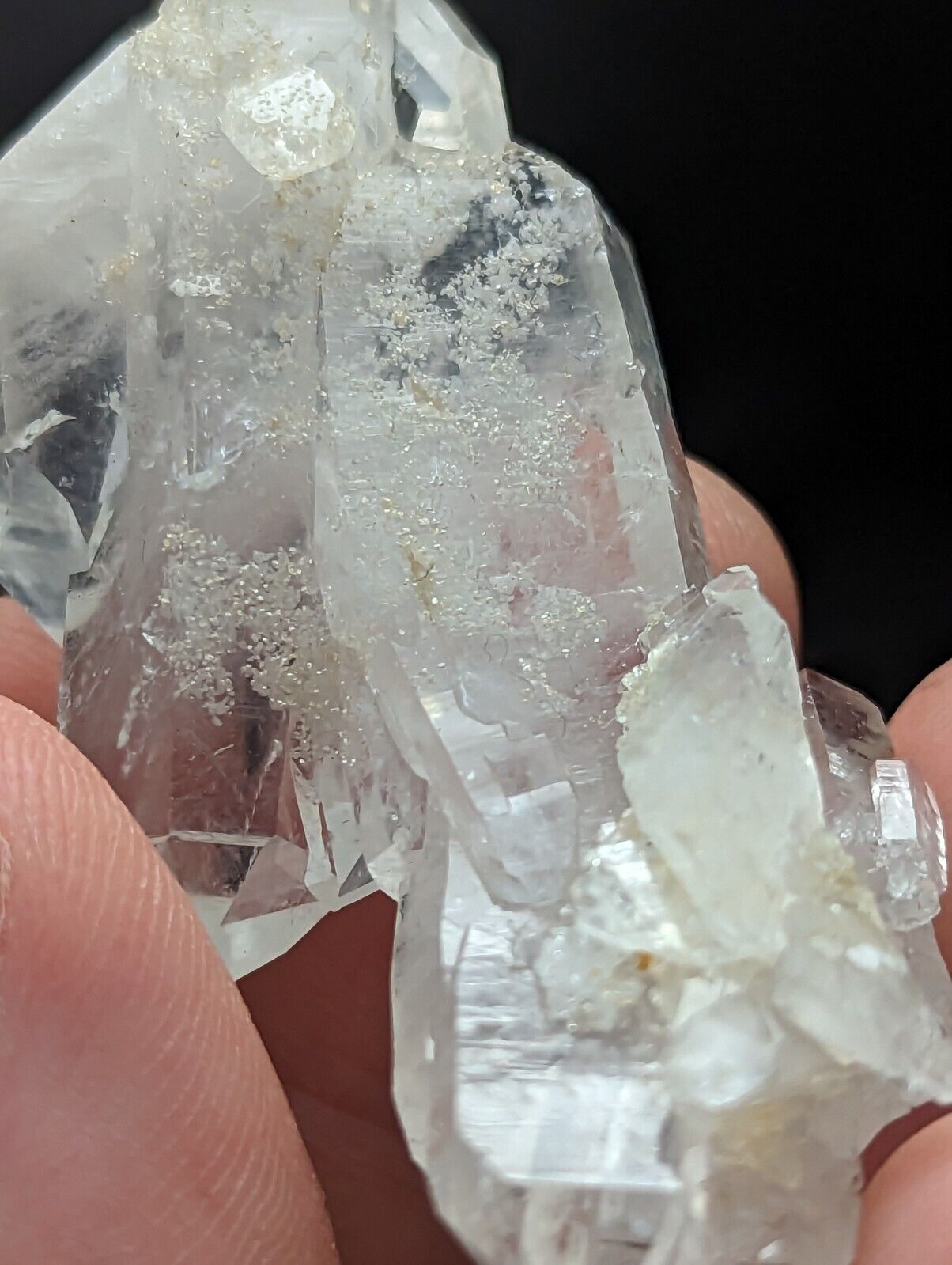 Jeffrey Quarry Quartz Crystal + Cookeite Ultra Rare Arkansas Old Stock - Collectibles:Rocks Fossils & Minerals:Crystals
