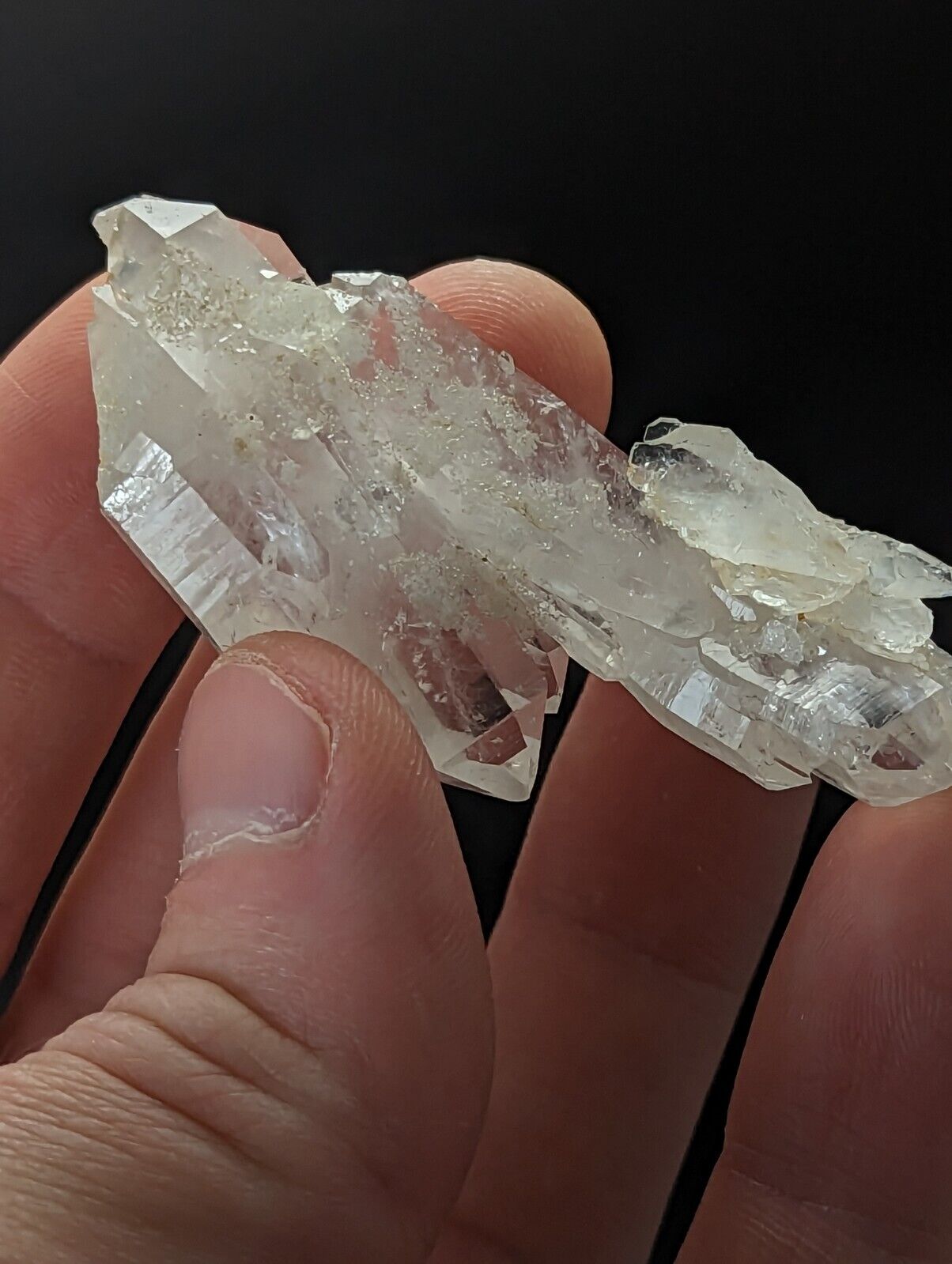 Jeffrey Quarry Quartz Crystal + Cookeite Ultra Rare Arkansas Old Stock - Collectibles:Rocks Fossils & Minerals:Crystals