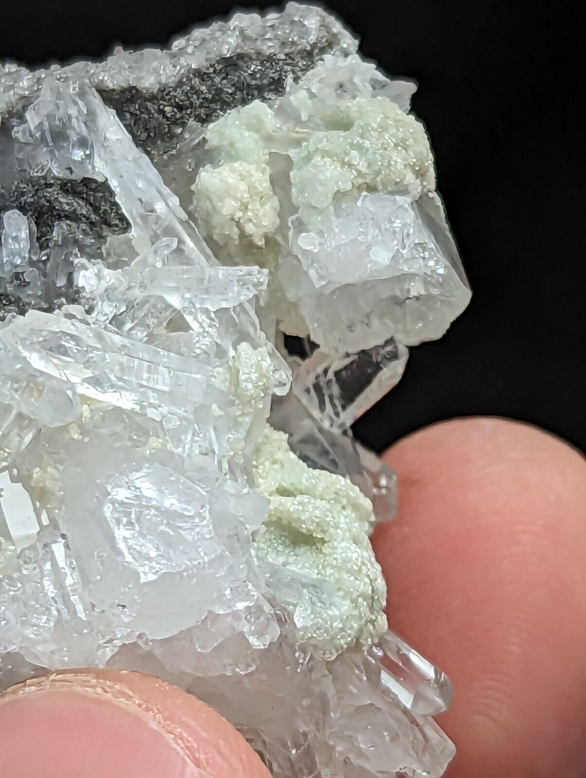 Jeffrey Quarry Quartz Crystal + Cookeite Ultra Rare Arkansas Old Stock - Collectibles:Rocks Fossils & Minerals:Crystals