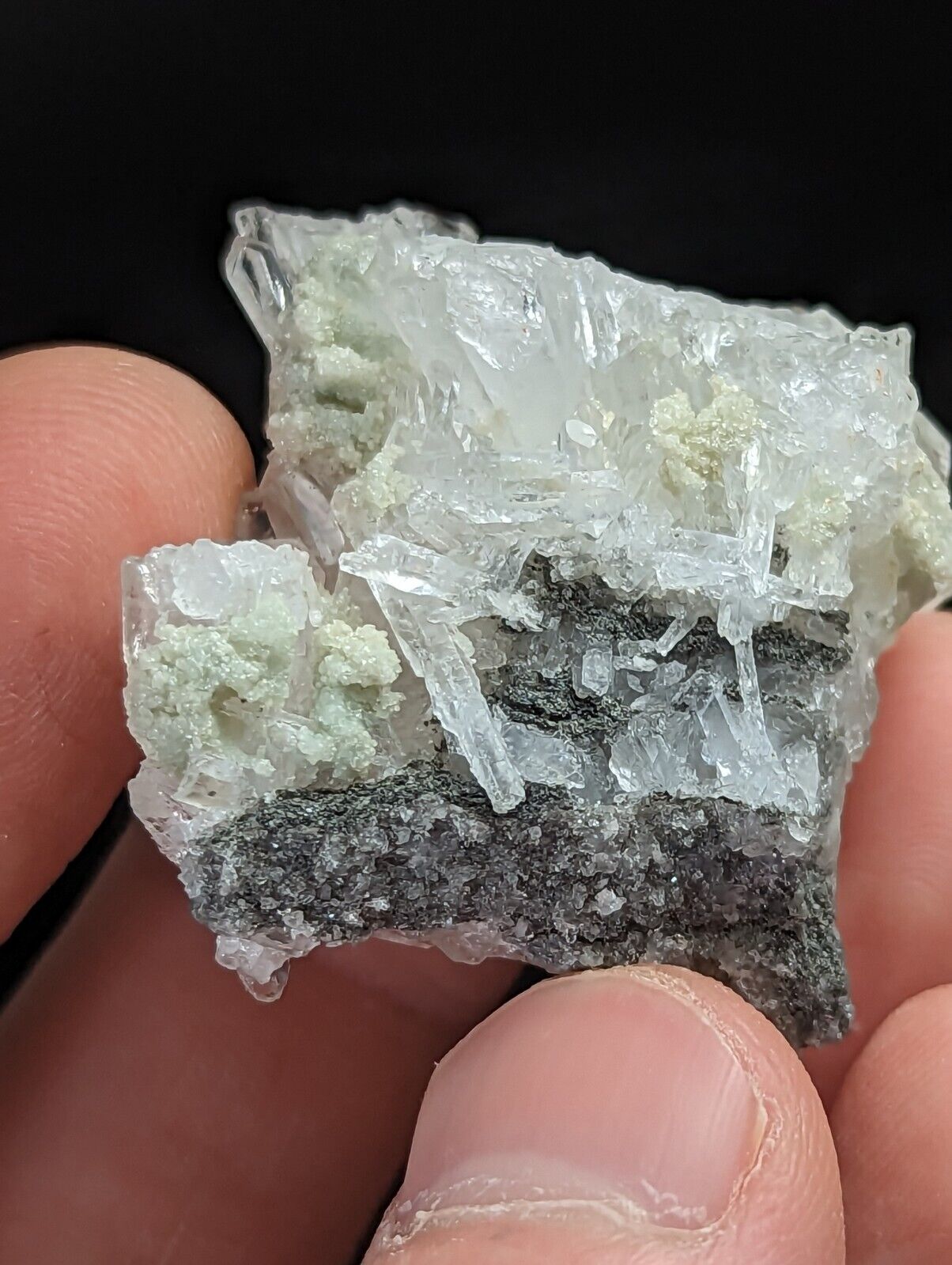 Jeffrey Quarry Quartz Crystal + Cookeite Ultra Rare Arkansas Old Stock - Collectibles:Rocks Fossils & Minerals:Crystals
