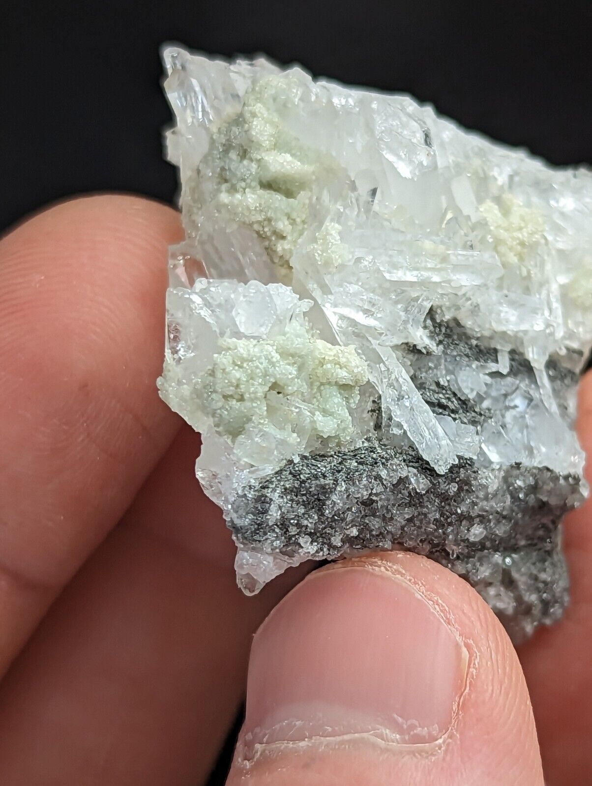 Jeffrey Quarry Quartz Crystal + Cookeite Ultra Rare Arkansas Old Stock - Collectibles:Rocks Fossils & Minerals:Crystals