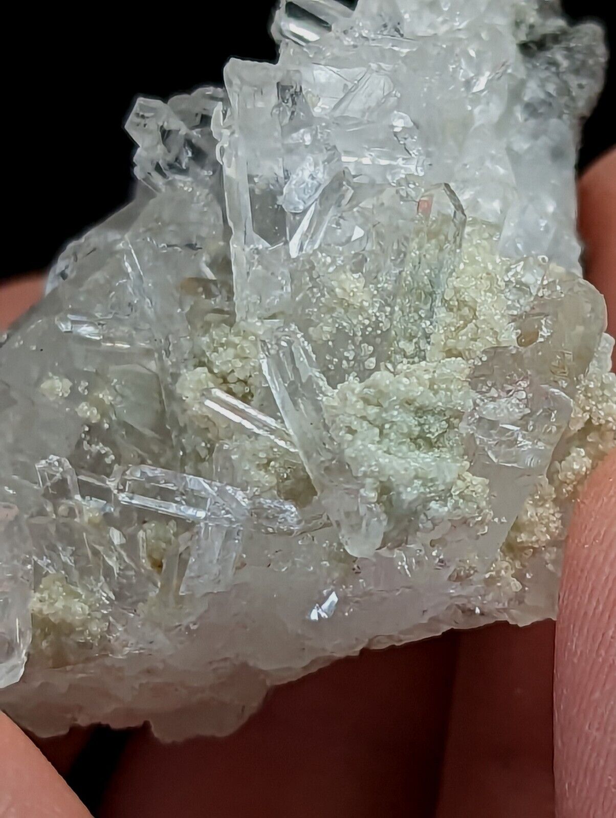 Jeffrey Quarry Quartz Crystal + Cookeite Ultra Rare Arkansas Old Stock - Collectibles:Rocks Fossils & Minerals:Crystals