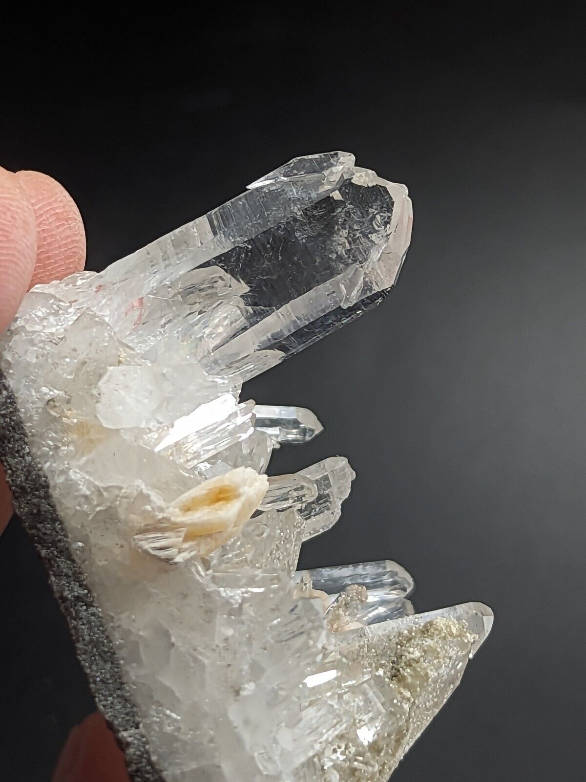 Jeffrey Quarry Quartz Crystal w/ Cookeite and Ankerite Ultra Rare Arkansas - Collectibles:Rocks Fossils &
