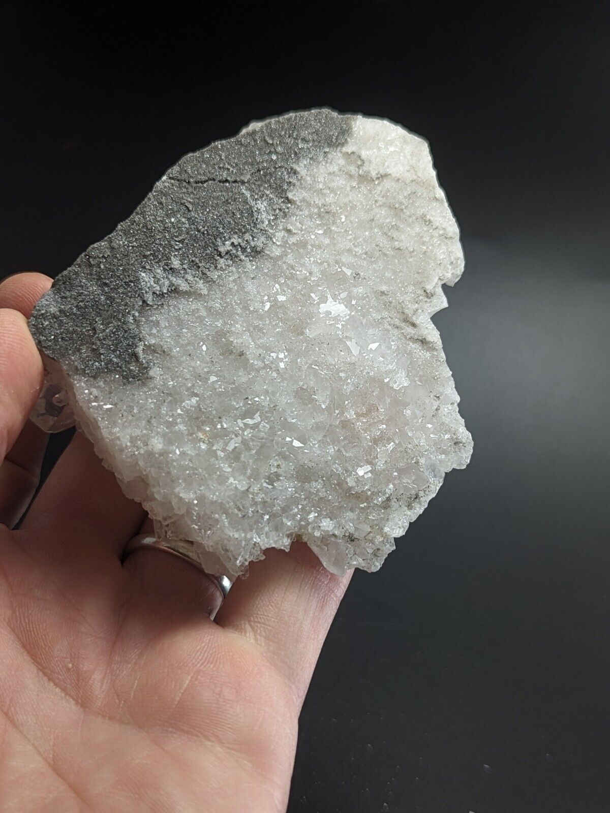 Jeffrey Quarry Quartz Crystal w/ Cookeite and Ankerite Ultra Rare Arkansas - Collectibles:Rocks Fossils &