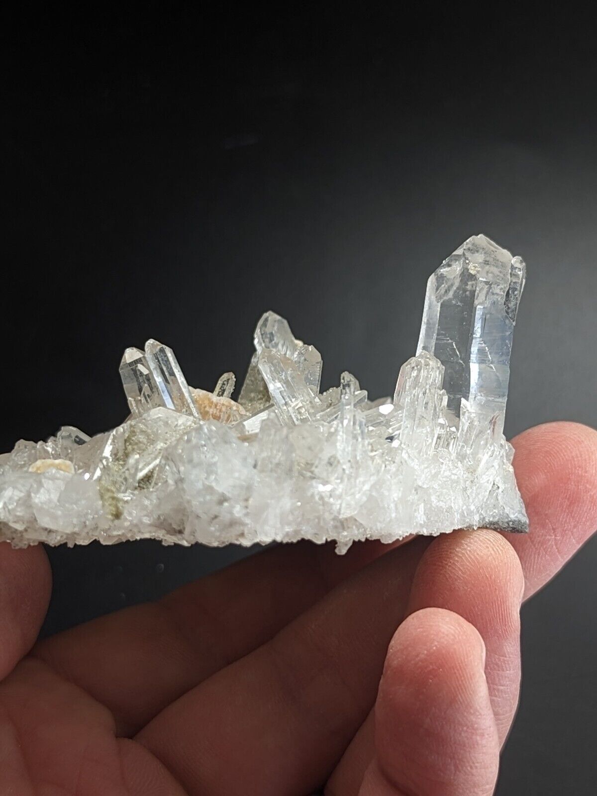 Jeffrey Quarry Quartz Crystal w/ Cookeite and Ankerite Ultra Rare Arkansas - Collectibles:Rocks Fossils &