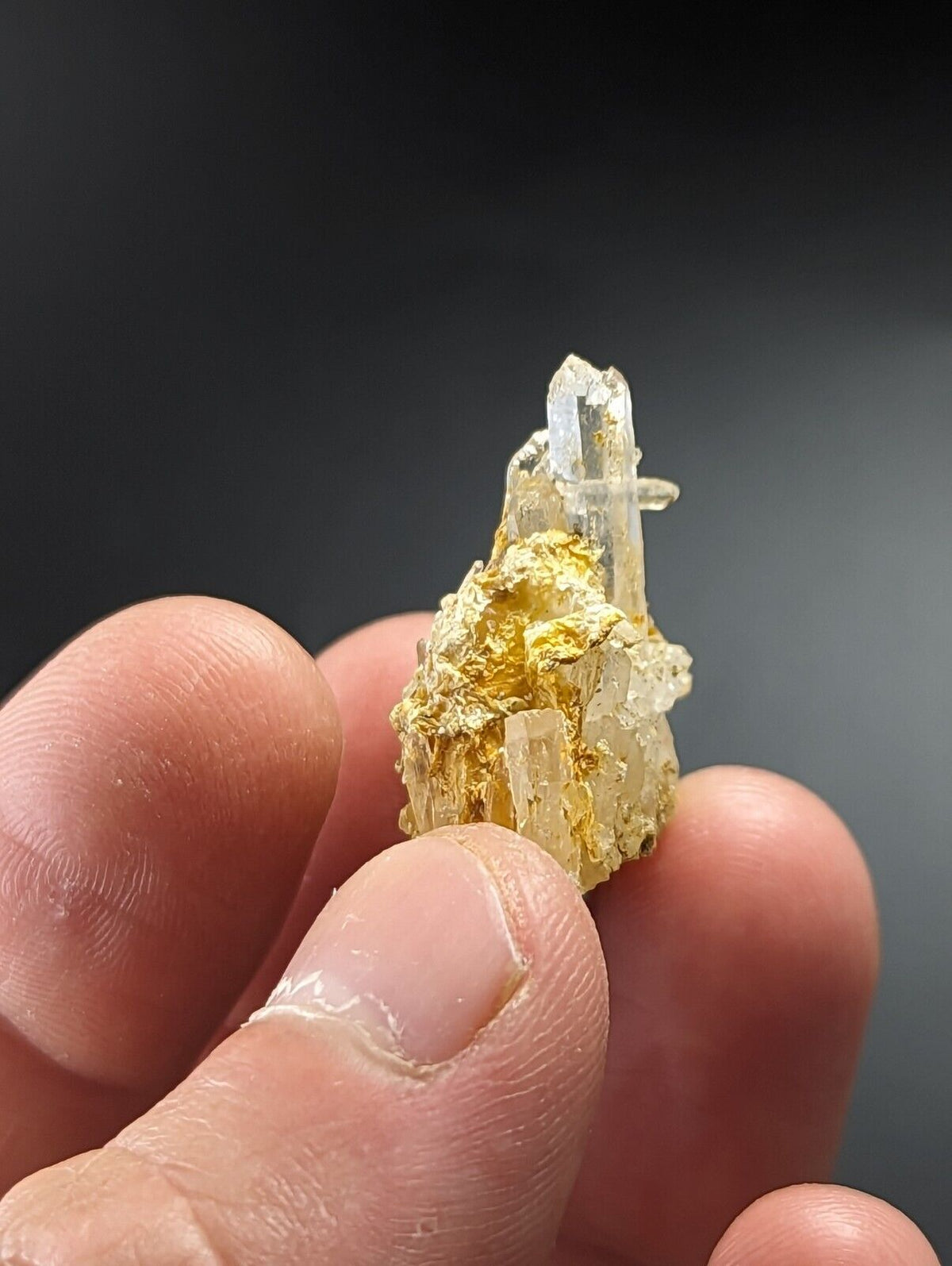 Jeffrey Quarry Quartz Crystal w/ Rectorite Ultra Rare Arkansas Old Stock - Collectibles:Rocks Fossils &