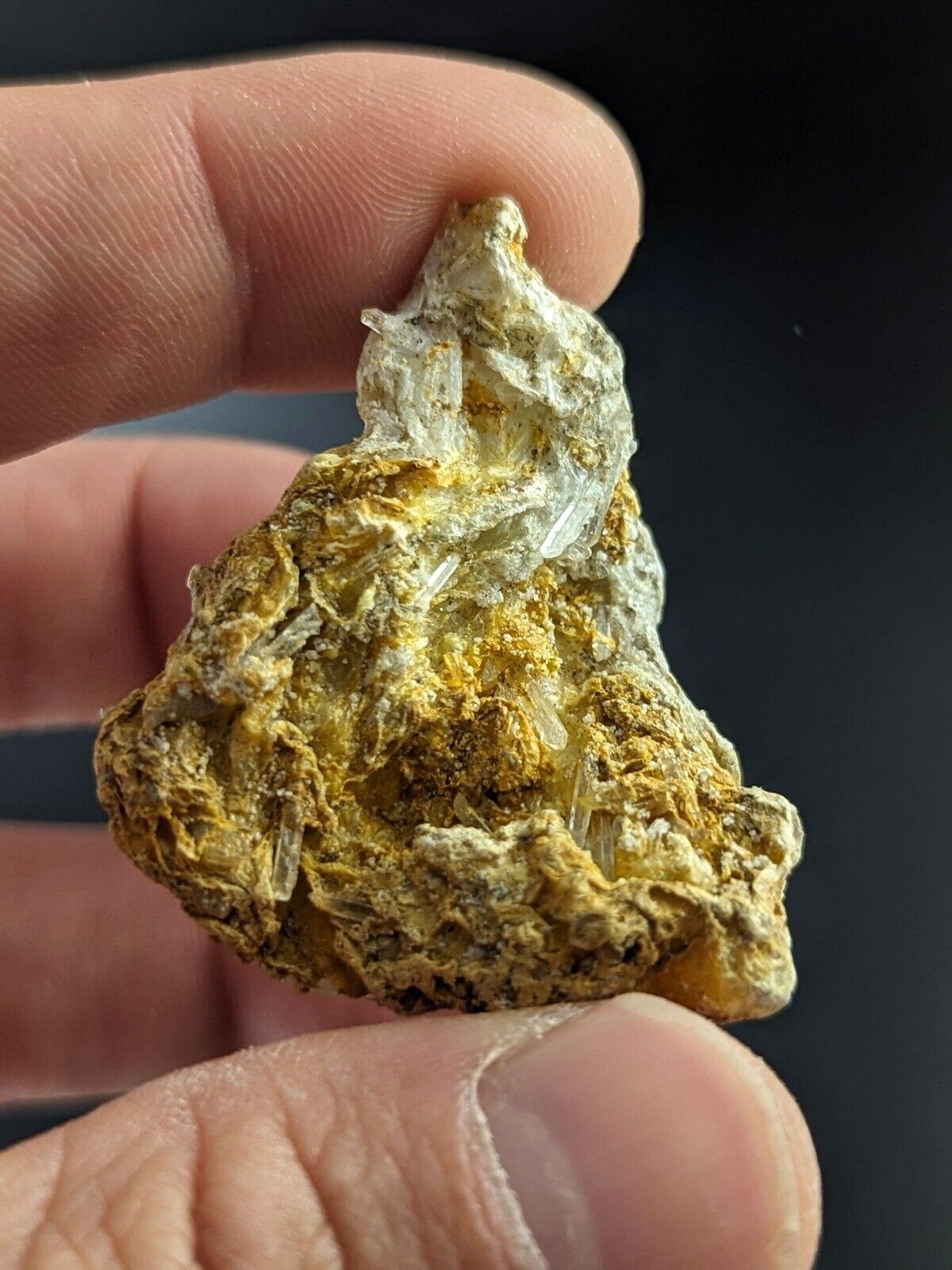 Jeffrey Quarry Quartz Crystals In Rectorite Ultra Rare Arkansas Old Stock - Collectibles:Rocks Fossils &