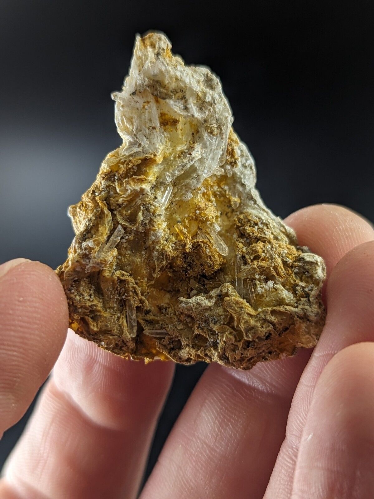 Jeffrey Quarry Quartz Crystals In Rectorite Ultra Rare Arkansas Old Stock - Collectibles:Rocks Fossils &