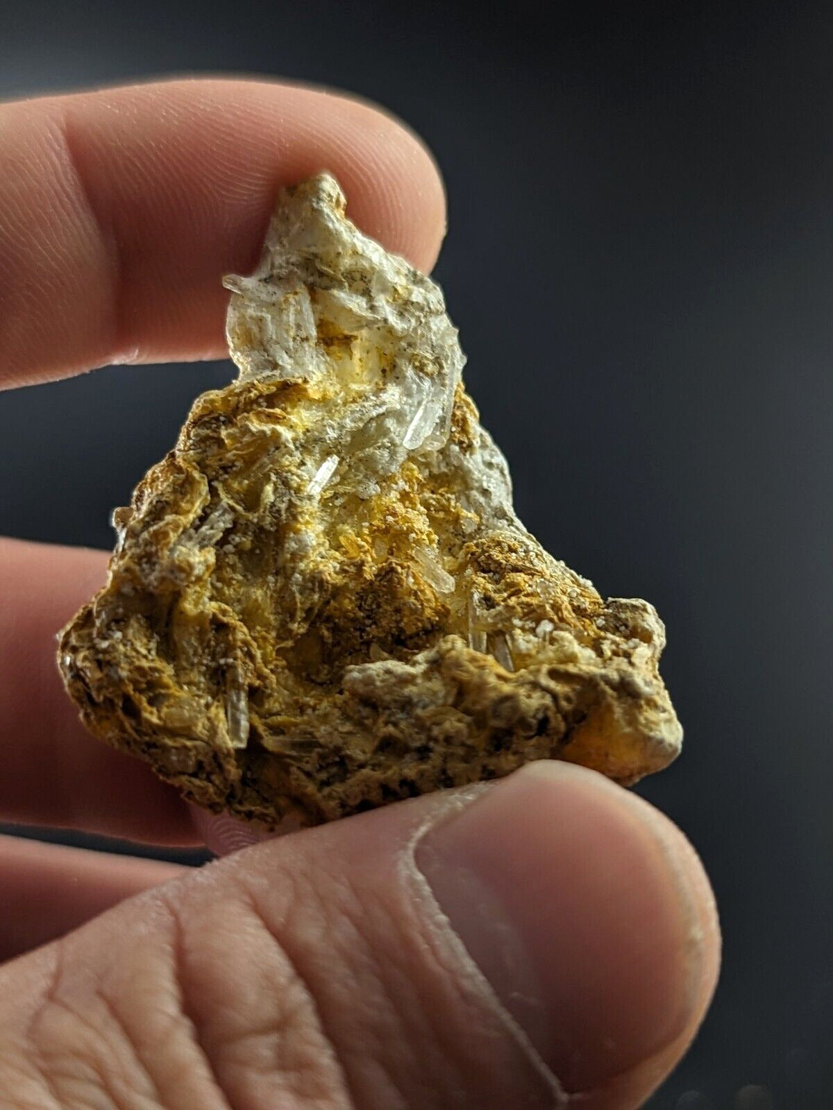 Jeffrey Quarry Quartz Crystals In Rectorite Ultra Rare Arkansas Old Stock - Collectibles:Rocks Fossils &