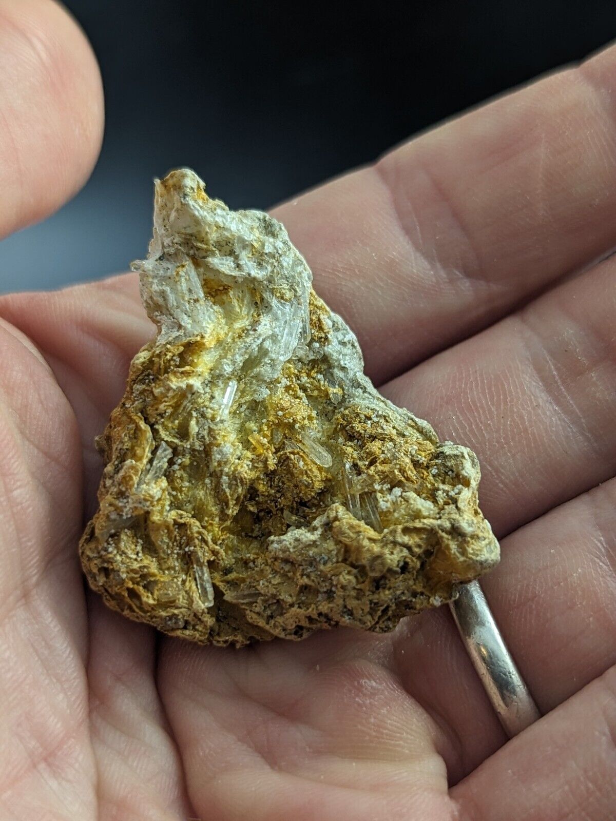 Jeffrey Quarry Quartz Crystals In Rectorite Ultra Rare Arkansas Old Stock - Collectibles:Rocks Fossils &